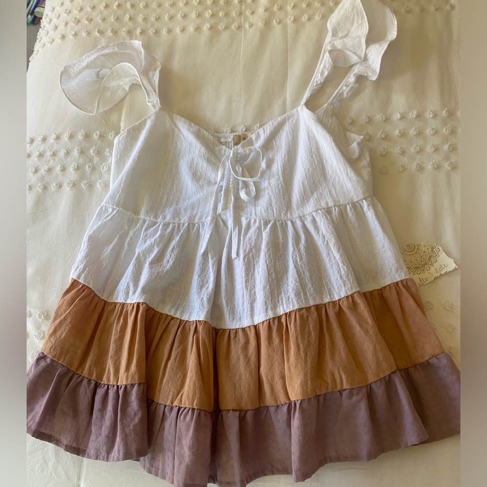 Altar’d state ruffle top NWT